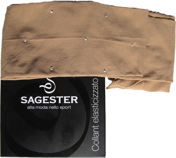 Sagester 3093-3098 QE/SW 129     Strumpfhose ohne Fuss mit Strass
